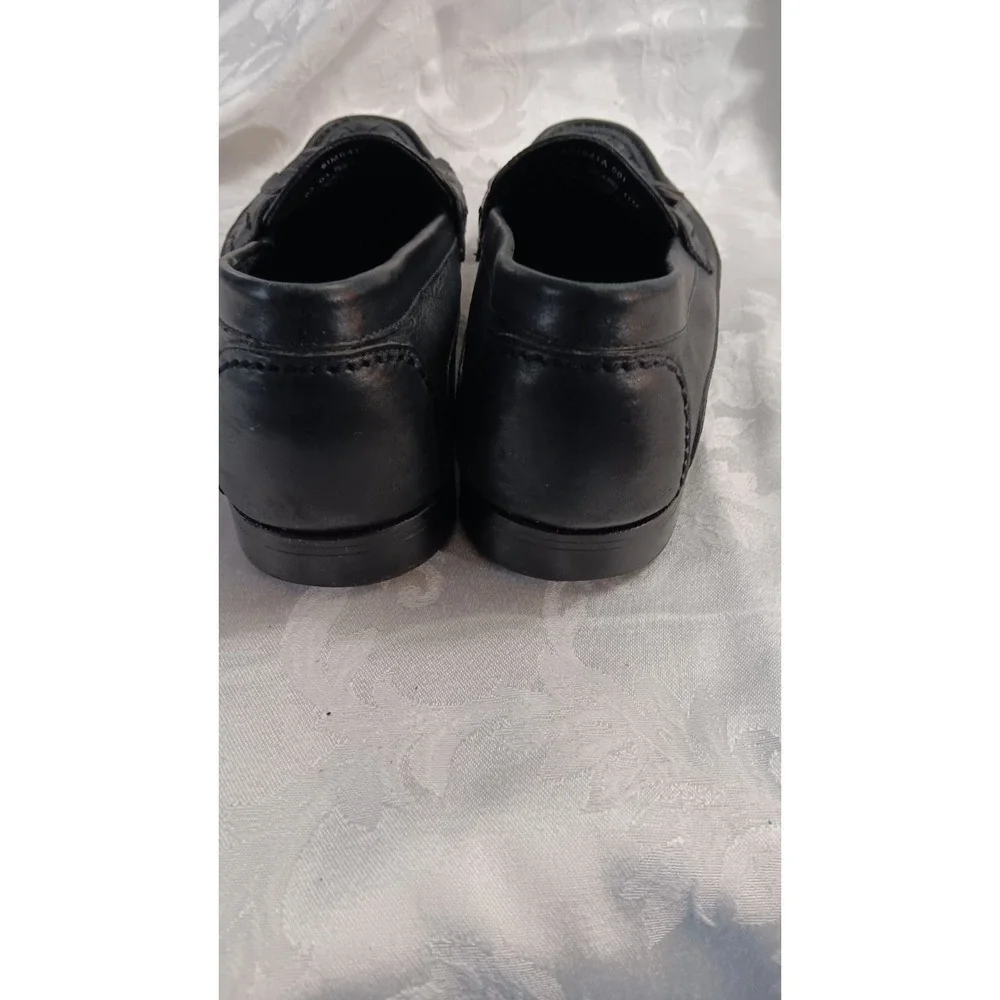 Vtg G H Bass 11 M Mens Leather Weave Tassel Kiltie Slip On Loafers Dress Shoes